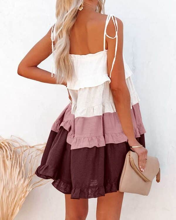 Spaghetti Strap Flowy Beach Dress - Image 6